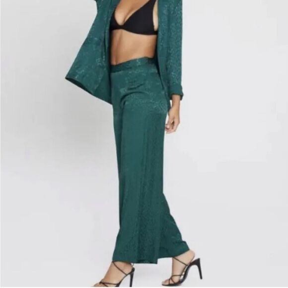 L*Space Green Wide-Leg Trousers - Picture 8 of 13